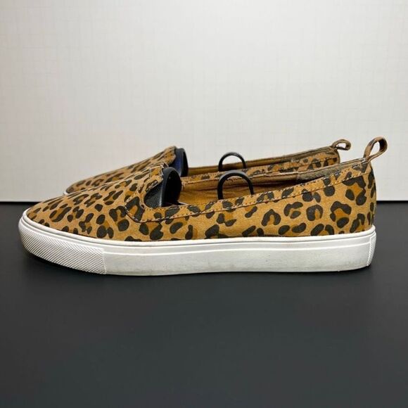 Womens GAP Cheetah Print Fall Slip On Shoes / Size 8 - Picture 4 of 9